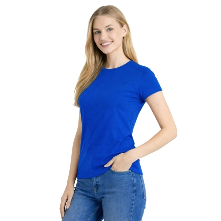 T-shirt damski chabrowy 170g/m2 roz. M – koszulka t-shirt robocza – odzież firmowa T-shirt damski chabrowy 170g/m2 roz. M – koszulka t-shirt robocza – odzież firmowa
